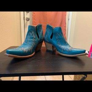 Teal Ariat Booties